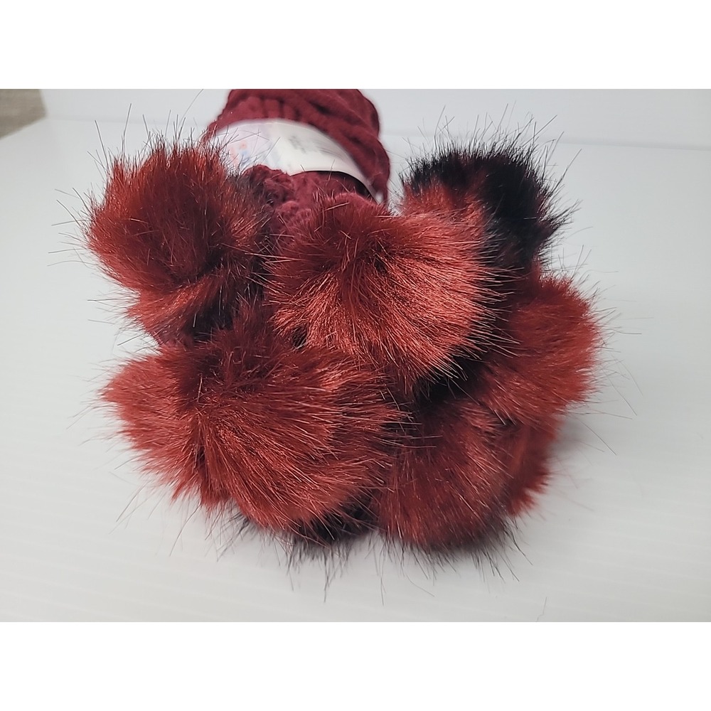Red Heart Boutique Chic Brandywine Cognac 3.9oz Fun Faux Fur Accents Yarn - Picture 4 of 5